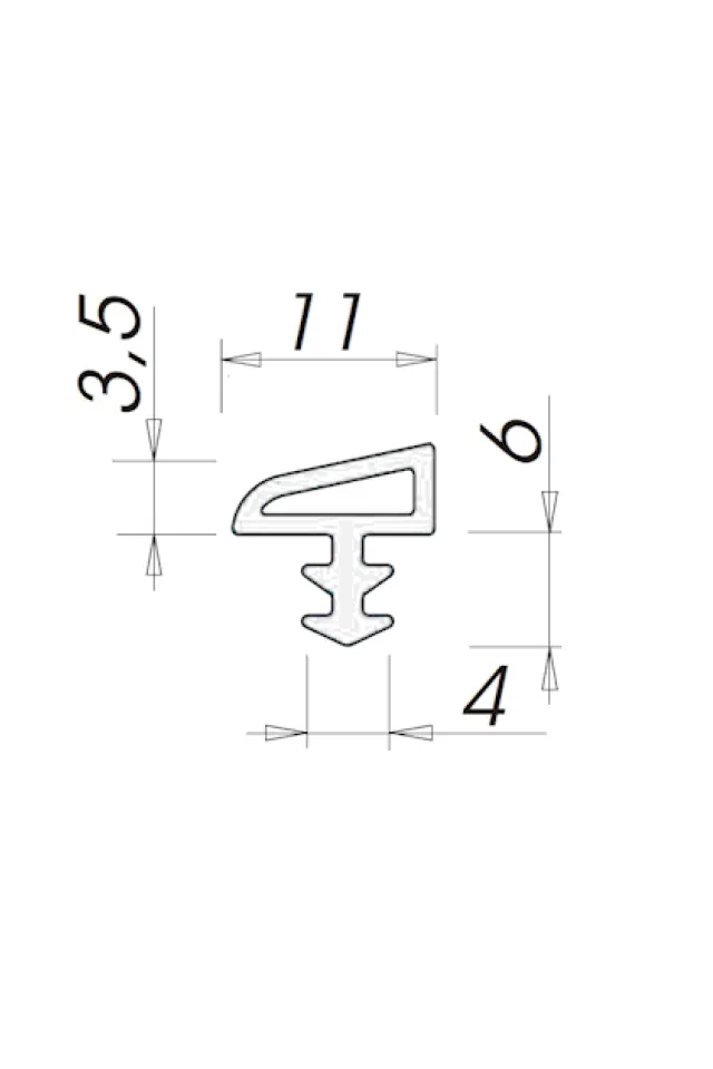 White silicon seal
