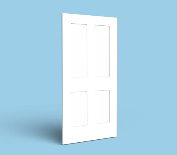 Four Panel Recessed Door