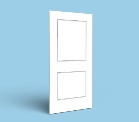 Two Panel Shadow Gap Door