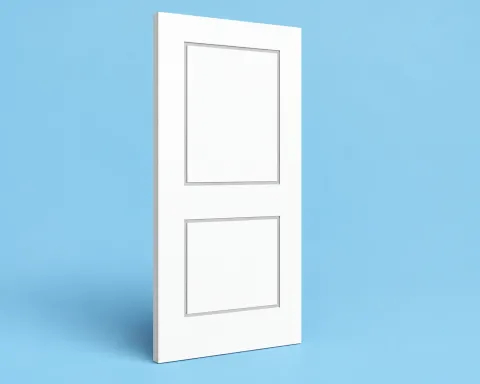 2 Panel Shadow Gap door leaf