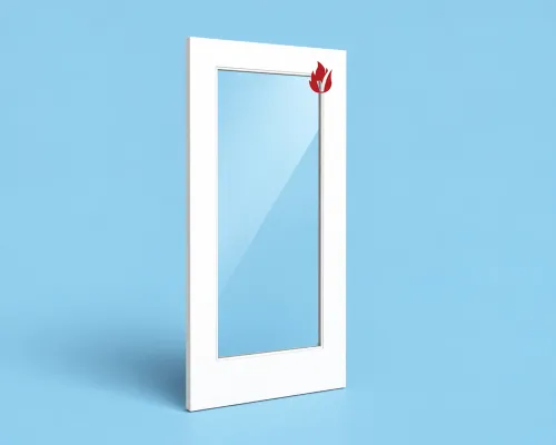 Glazed panel door