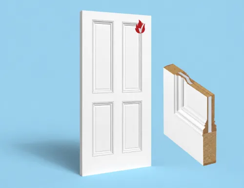 4 recessed panel door with bolection moulding