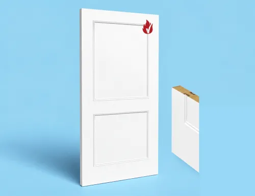 Bead & Butt style door leaf