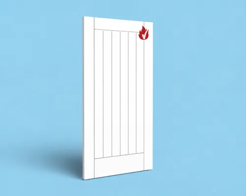 Vertically Boarded door leaf